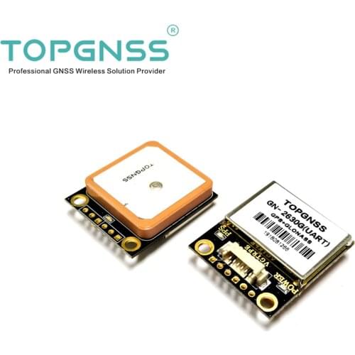 UART 3.3-5V TTL GPS Modue GPS GLONASS dual mode M8n GNSS GPS Module Antenna Receiver,built-in FLASH,NMEA0183 FW3.01 TOPGNSS