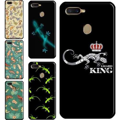 Lizards Geckos Phone Case For OPPO A5S A3S A1K A15 A52 A72 A83 F5 F7 A5 A9 A31 A53 2020 Reno 2 Z 4 Pro