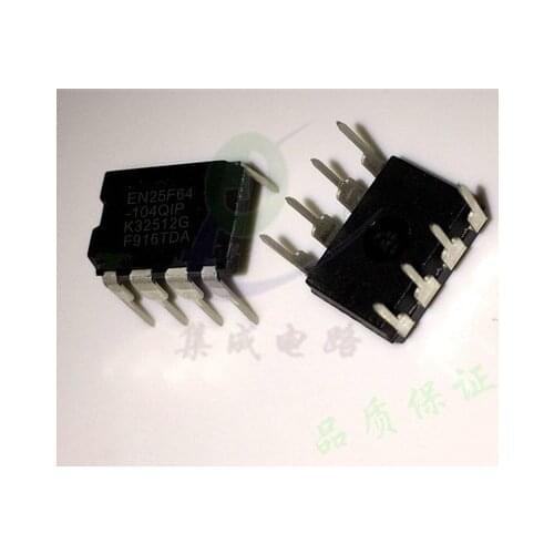 1pcs/lot EN25F64-104HIP EN25F64 DIP-8