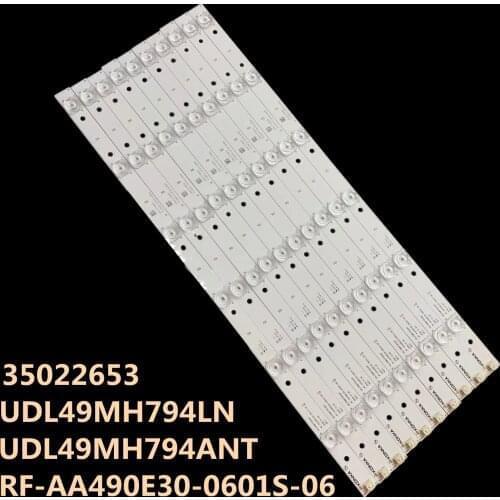 10 kits=100PCS LED Backlight strip 6 lamp For K ONKA UDL49MH794ANT 35022653 UDL49MH794LN RF-AA490E30-0601S-06
