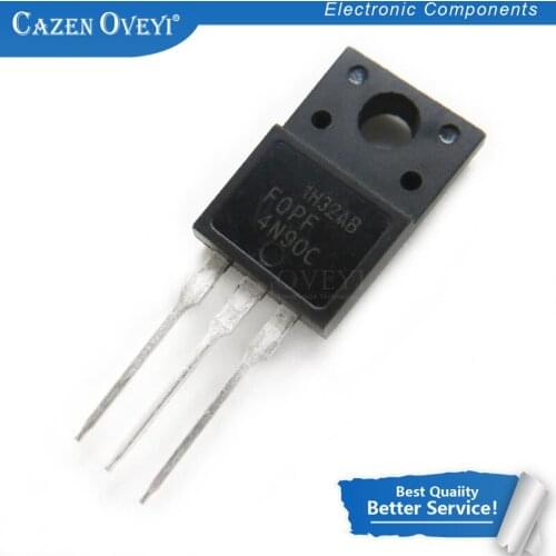 10pcs/lot FQPF4N90C TO-220F 4N90C 4N90 FQPF4N90 TO-220 In Stock