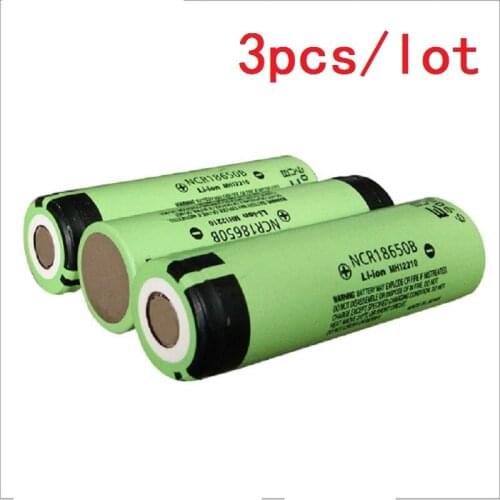 2017 Protected Original 18650 NCR18650B 3400mAh Rechargeable Li-lon battery with PCB 3.7V For Panasonic Flashlight