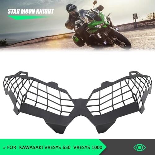 FOR KAWASAKI VERSYS 650 2011-2019 VERSYS 1000 2015-2019 motorcycle headlight cover aluminum grille