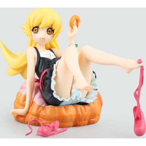 Anime Bakemonogatari Kotobukiya Oshino Shinobu Private Ver. PVC Action Figure Collectible Model doll toy face changable Toys