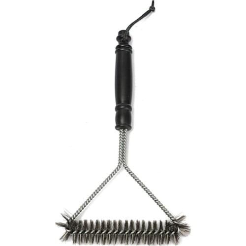 Non-stick Barbecue Grill BBQ Brush Steel Wire Bristles Cleaning Brushes With Handle Durable Cooking BBQ Tools Hot Sale