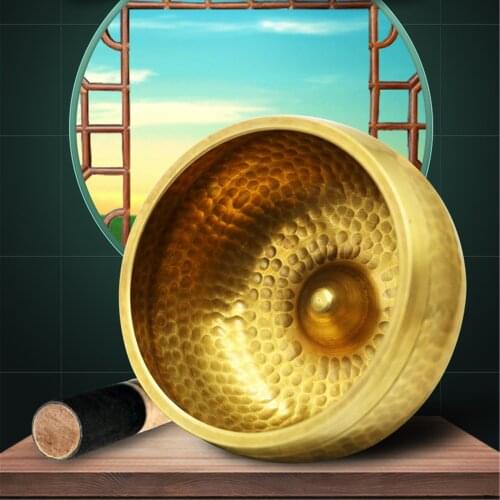 Gandhanra Tibetan Singing Bowl with Lingam Symbol For Sound Healing,Meditation,Yoga,Relaxation,Chakra Balance,Handmade in Nepal