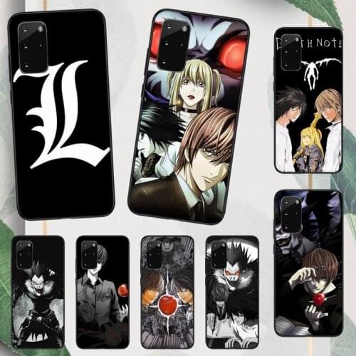 Death Note anime manga Phone Cases For Samsung galaxy S 9 10 20 A 10 21 30 31 40 50 51 71 s note 20 j 4 2018 plus