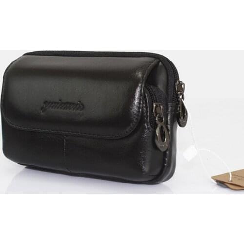 By dhl or ems 50pcs new Leather Men Business Cltuch Bags Mobile Phone Case Cigarette Purse Pouch Bag