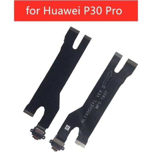 For Huawei P30 Pro USB Charger Connector Flex Cable USB Charging Dock PCB Board Flex Cable Audio Jack Repair Parts