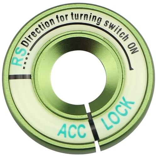 Foal burning Aluminum Alloy Ignition Switch Decoration Key Ring Sticker Case for Skoda Octavia Fabia YETI Rapid Accessories