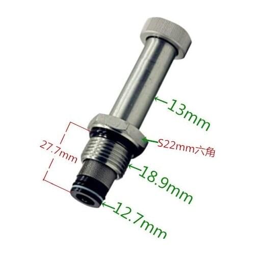 Hydraulic threaded insert solenoid valve 2/2-way DHF08-220 (SV08-2NCP lift down unloading