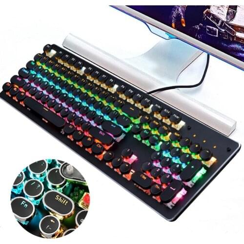 104Pcs ABS keycaps Retro Game mechanical keyboard White Black punk keycap computer keyboard laptop keyboard keycaps