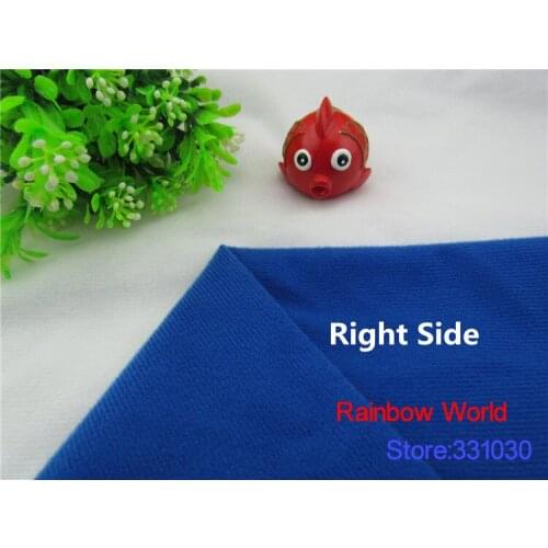 Adhesive Fastener fabric for DIY sewing Stuffed toy sofa furniture Warp knitted brushed tricot Plain Loop Fleece velboa velvet