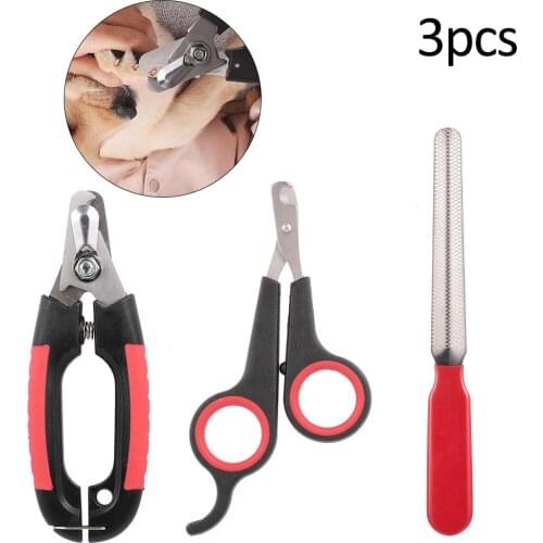 Professional Pet Nail Clipper Stainless Steel Toe Claw Cutter Scissors Trimmer Grooming Tools Pet Supplies for Puppy Dog Cat
