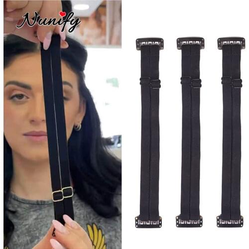 Nunify Hair Band With Clip Stretching Straps For Preventing Hair From Covering Eyes & Face Adjustable Elastic Band For Long Hair