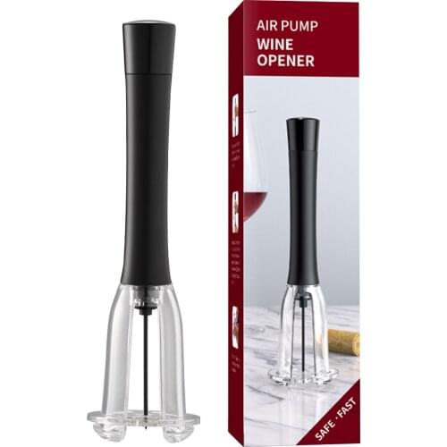 Air Pressure Pump Wine Bottle Opener Needle-Type Corkscrew Explosion Proof Cork Remover Kitchen Bar Tools Wedding Party Gift