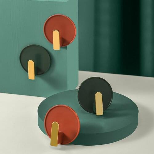 Wall-mounted Adjustable Mop Rack Household Storage Sticky Broom Hanger Kitchen Bathroom Mop Hook Rack Free Punch