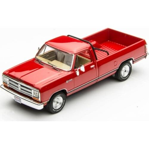 New 1/43 scale RAM pickup 1987 X alloy die-cast retro simulation static muscle cars model toys adult collection display souvenir