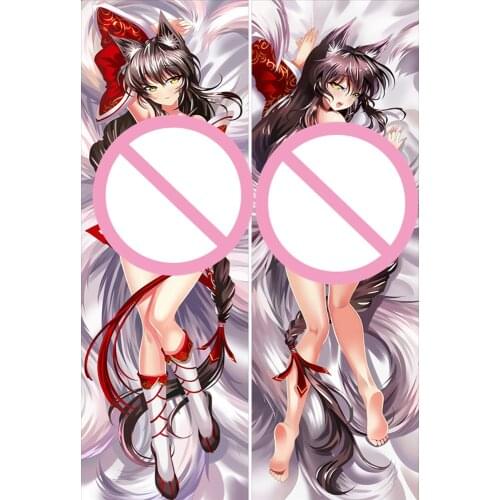 Popular Game Anime Sexy ahri & sona buvelle & katarina body Pillow case Cover ashe & jinx & riven & soraka shyvana Dakimakura