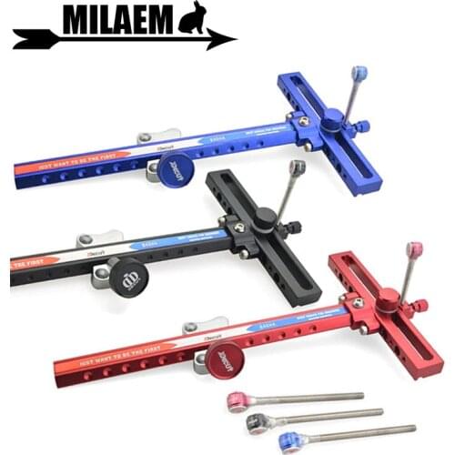 1Set Archery Recurve Bow Sight BASHA-RE Aluminum Alloy Bow Sight With Sight Pin Micro Adjust Optical Fiber Shooting Accessories