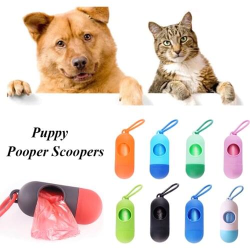 Pet Garbage Bag colorful Garbage Cleaning bag Practical Pet Dog Poop Bag Pets Clean Accessories Cat Poop Pick Up Trash Dispenser