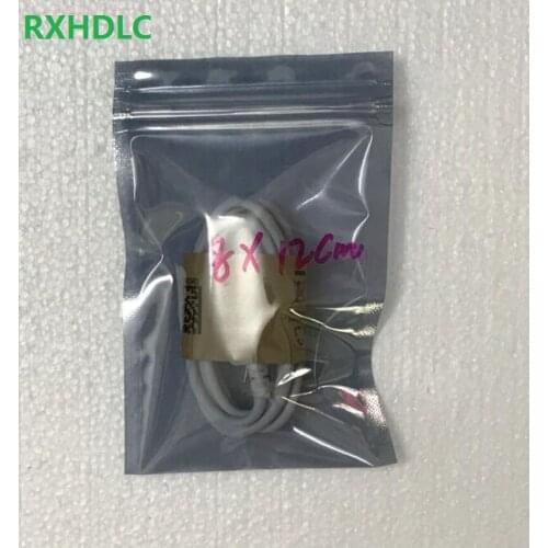8*12cm Self Seal Translucent Anti Static Mylar Flat Pouch Zip Lock Anti-Static ESD Bags For Mobile Phone Date Cable Accessories