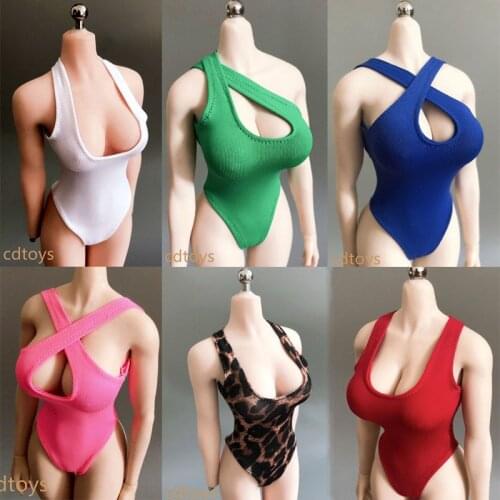 1/6 scale sexy Female swimsuit bikini for 12 inches S38 S39 S42 S43 Large breast body figures