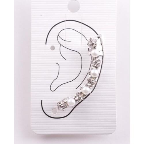 Pearl Stone Cartilage Earrings