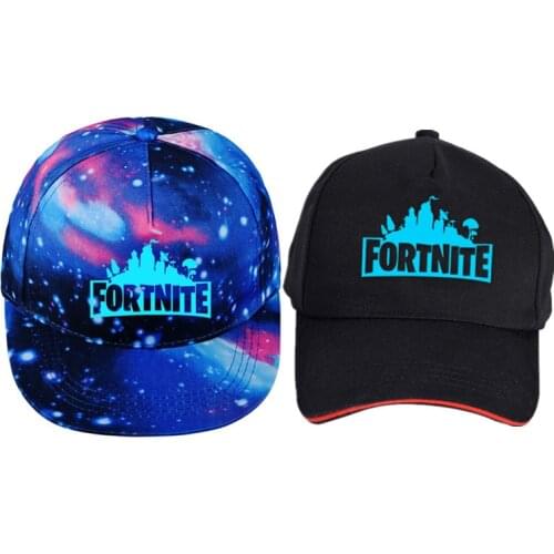 Fortnite Starry Sky Hat Luminous Cap Game Toys Fortnight Anime Hats Birthday Accessories Decoration Adjustable 56-64CM