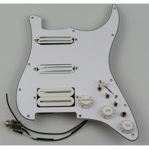Strat Guitar Pickups Prewired Pickguard Humbucker pickups loaded pickguard Single cut function