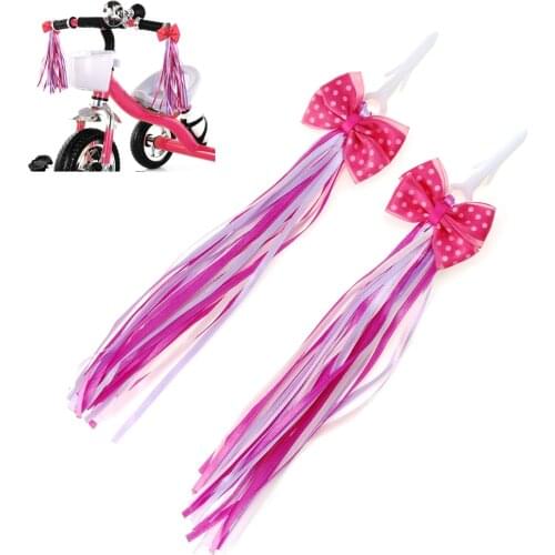 1 Pair Of Children Bike Streamers Bike Handlebar Toy Decoration Bicycle Streamers Bicycle Handlebar Ribbon Kids Scooter Tassels