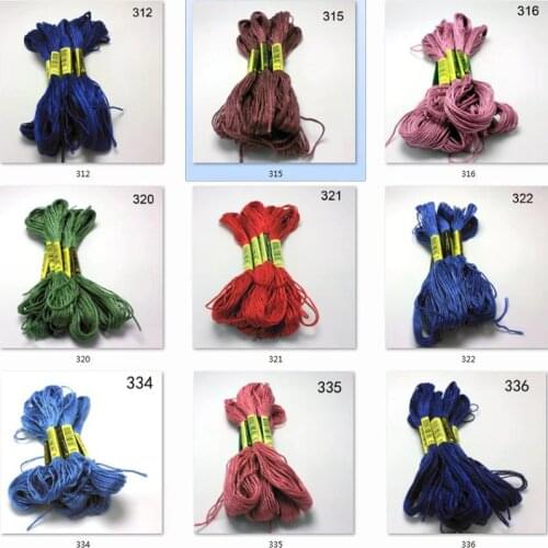 10 pieces cross stitch threads / cross stitch embroidery thread / Custom threads colors 02