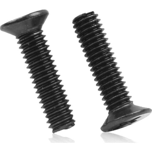 100pcs/lot Countersunk head Flat head phillips machine screw steel black M1.2 M1.6 M1.7 M2 M2.5 M3