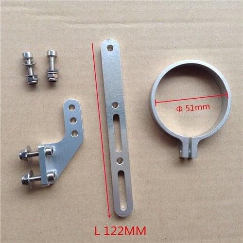 51mm Exhaust Pipe Support Frame Holder Fastening Hoop Bracket Kits for RC Petrol Boat Acceleration Tube Silencer