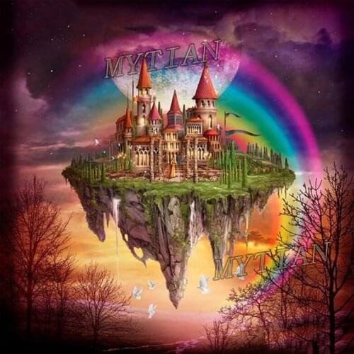 Fantasy art landscape full square/round 5D DIY diamond painting Castle rainbow Embroidery Pattern Cross stitch mosaic home decor