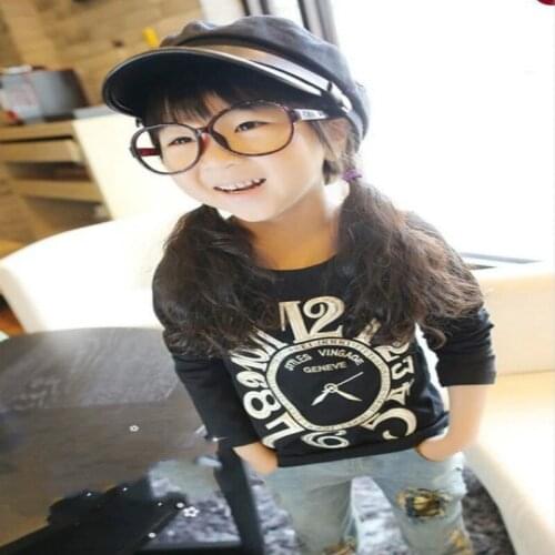 BBD Girls T-Shirt Children Sweatshirt Cotton Cartoon Fashion Long Sleeve Top Toddler 3 4 Years High Quality New Clothes