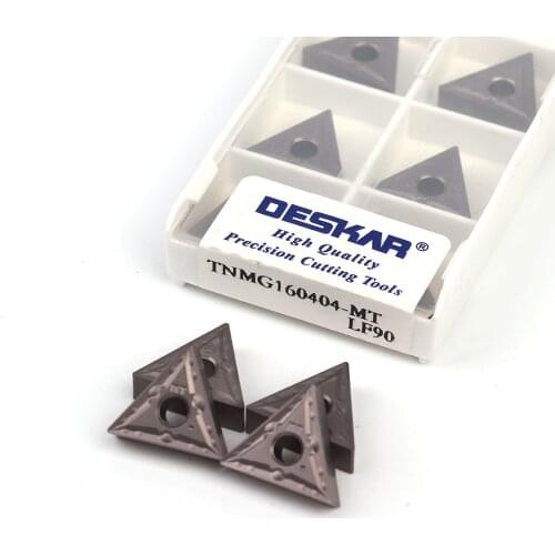 DESKAR TNMG160404 TNMG160408 R-S L-S R-VF L-VF TS HQ MT LF90 original metal ceramic turning tool lathe cutting blade universal