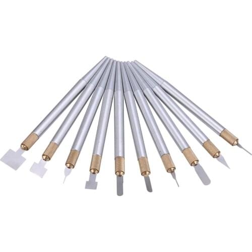 Smartphone IC Chip Repair Tools Thin Blade CPU Remover For iPhone Processors NAND Flash Motherboard Repair Tools Kit