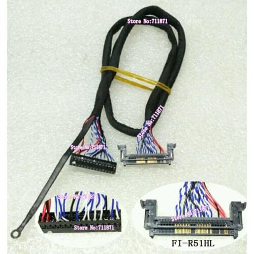 55cm 550mm 2ch 8bit FI-R51HL Lcd Screen Cable Line Double Eight 8Bit 51P FI-R51HL LVDS Screen Line Cable 51Pin to 30P LVDS Cable