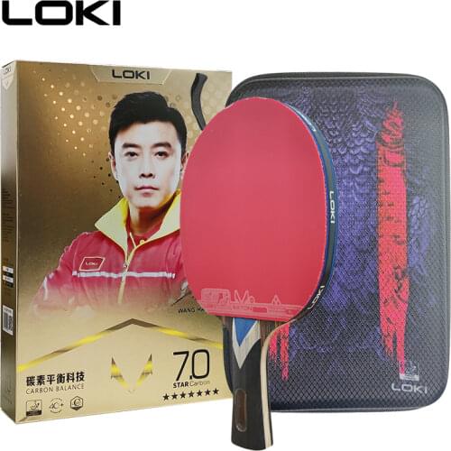 Loki 7 Star Table Tennis Racket Professional Offensive Ping Pong Racket Paddle with ITTF Certification GTX Rubber