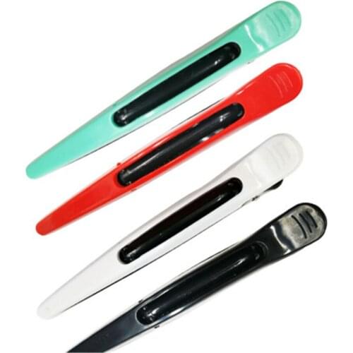 New Dolphin Clip Long Mouth Traceless Hairpin of Fringer Positing Hair Partition Hairdressing Tool for Hairdresser E326