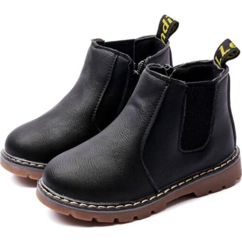 2020 New Fashion Baby Girl Boy Boots Winter Kids Shoes For Boys Girls Classical Design Martin Boots Vintage Ankle Boots