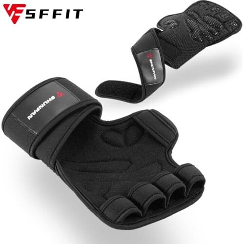 1 Pair Weight Lifting Training Women Men Fitness Sports Body Building Gymnastics Grips Gym Hand Palm Protector Gloves