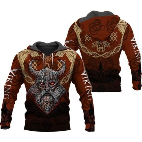 PLstar Cosmos Viking Warrior Tattoo 3D Printed Shirts casual 3D Print Hoodies/Sweatshirt/Zipper Man Women satan Tattoo-44