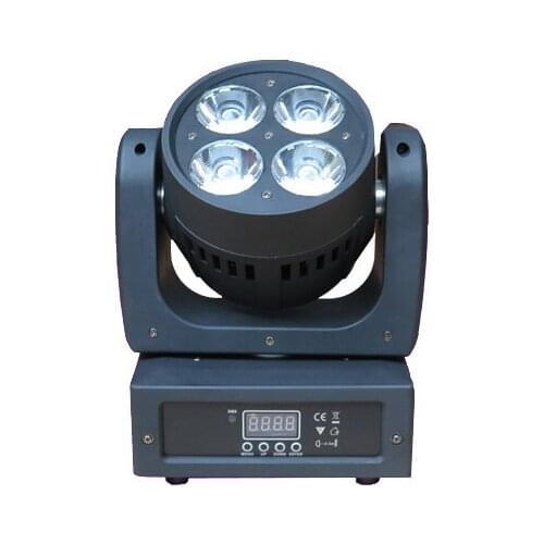 Hot sale 4pcsx12W full color rgbw led mini beam moving head wash dmx stage light 3 pin xlr connect for dj bar disco party show