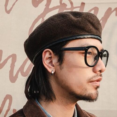 HAT-0004 Classic Super Quality Vintage Stylish Adjustable 50% Wool Cap