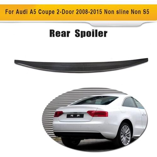 Carbon Fiber Rear Trunk Boot Spoiler Wing for Audi A5 Coupe Standard 2 Door Only 08-15 Non for S5 Sline