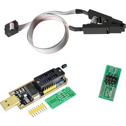 CH341A 24 25 Series EEPROM Flash BIOS USB Programmer + SOIC8 Clip