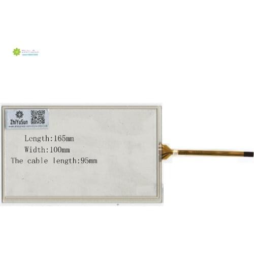 ZhiYuSun NEW KDT-4304 165mm*100mm 7inch 4 line For CarDVD touch screen panel 165*100 this is compatible