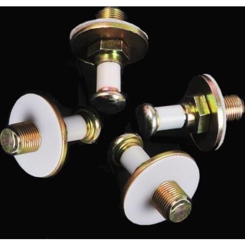 1/2/4Pcs Car Door Lock Touch Striker Screw Bolt Gasket For Passat B3 B4 Golf Polo Scirocco santana Transporter Seat Toledo